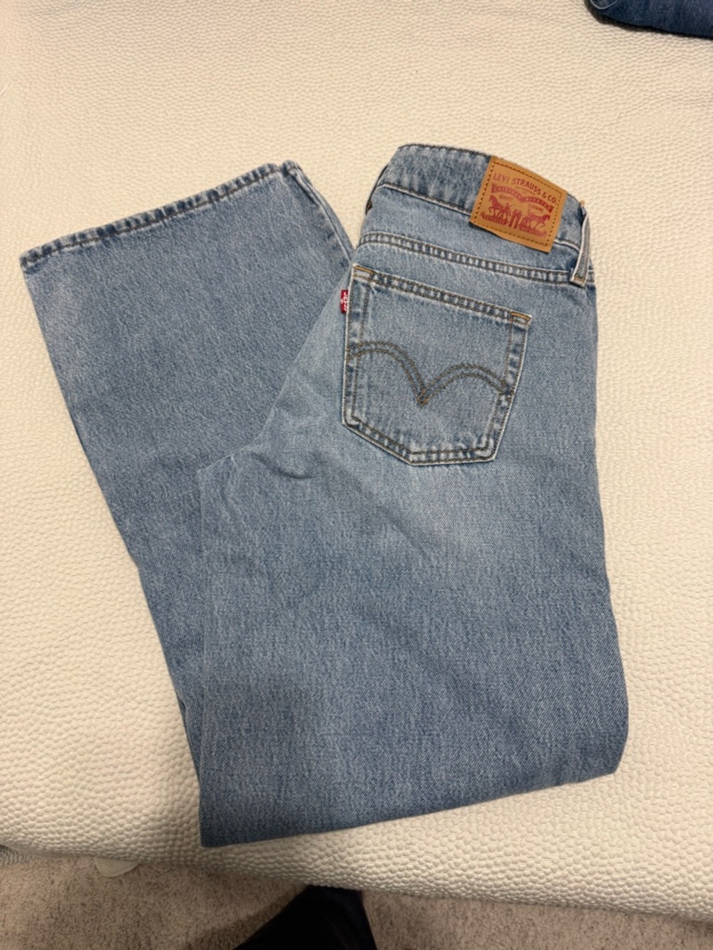 Levi's Lowrise Women's Blue Wide-Leg Jeans